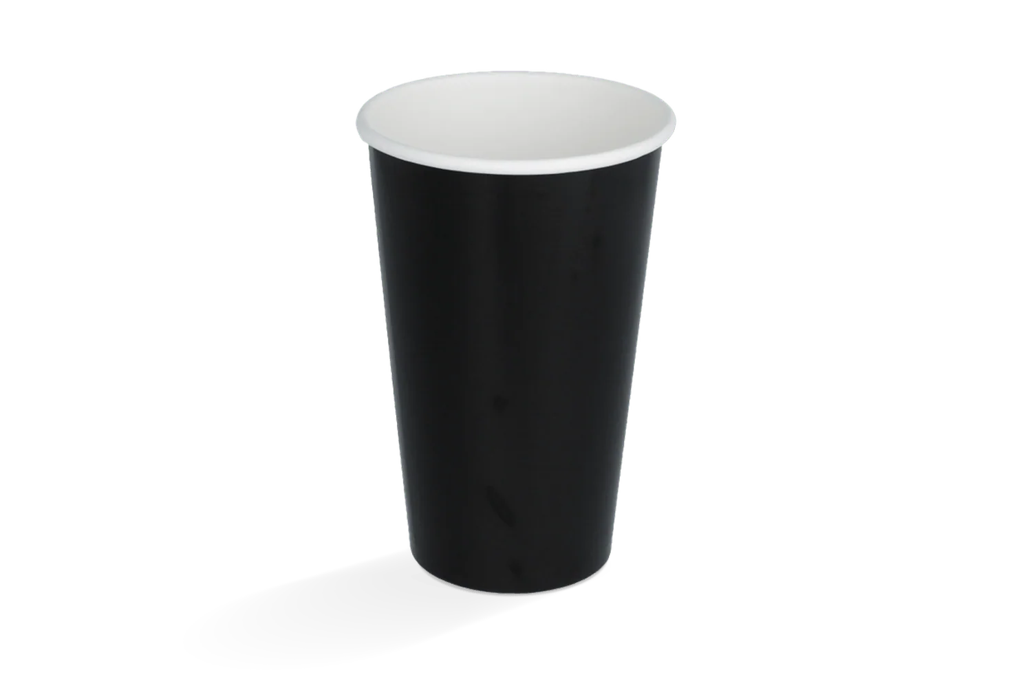 Milkshakebeker middel 450ml 16oz zwart karton
