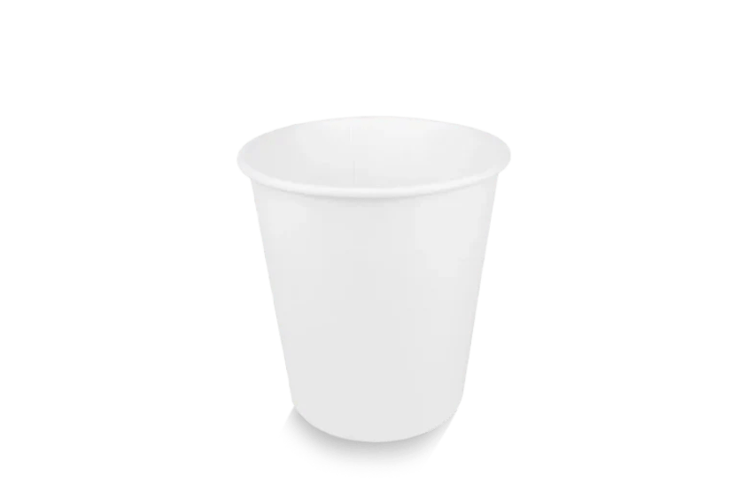 Kartonnen koffiebeker 300cc 10oz Wit