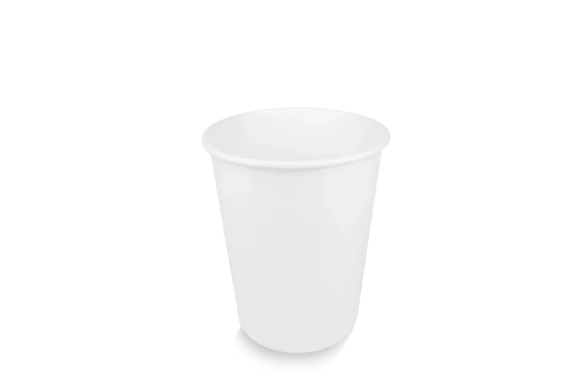 Kartonnen koffiebeker 230cc 8oz Wit