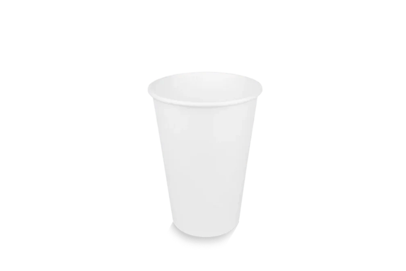 Kartonnen koffiebeker 180cc 7.5oz wit FSC mix