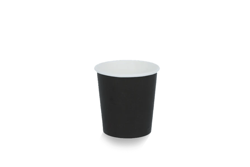 Kartonnen koffiebeker 120cc 4oz zwart FSC® Mix