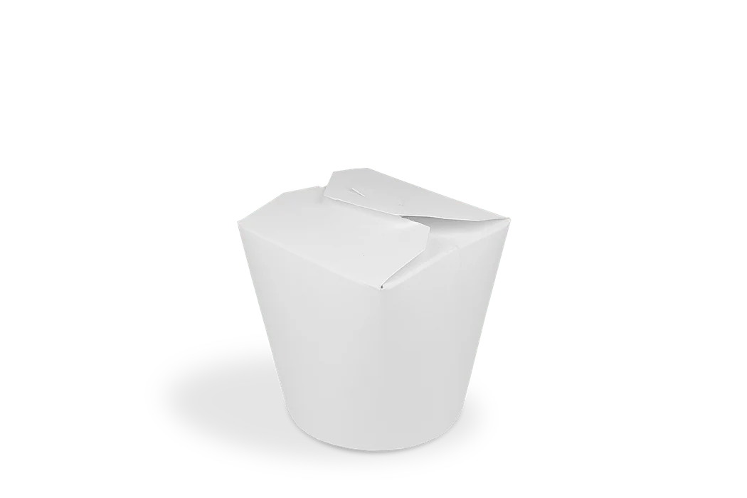 Wok to Go beker 16oz 400ml karton wit