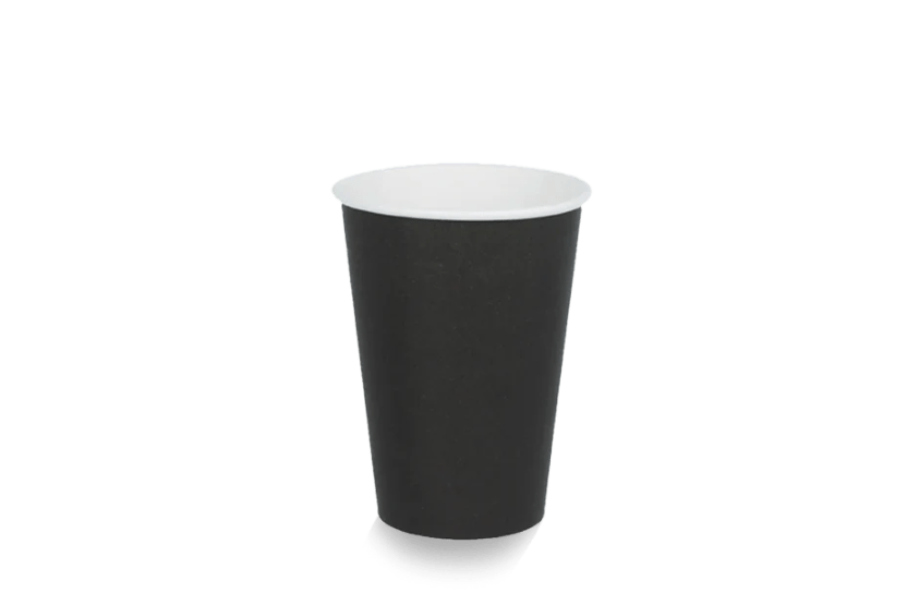 Kartonnen koffiebeker 180cc 7.5oz zwart FSC® Mix