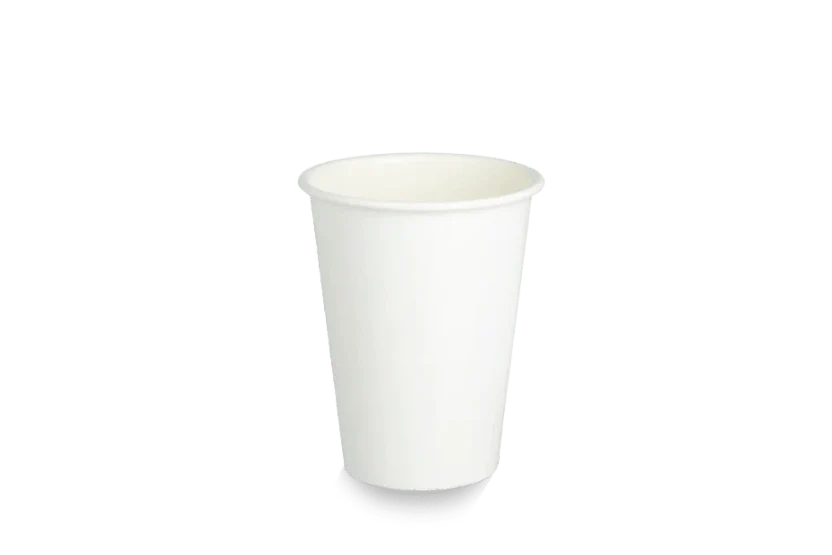 Herbruikbare koffiebeker 180cc 7.5oz wit