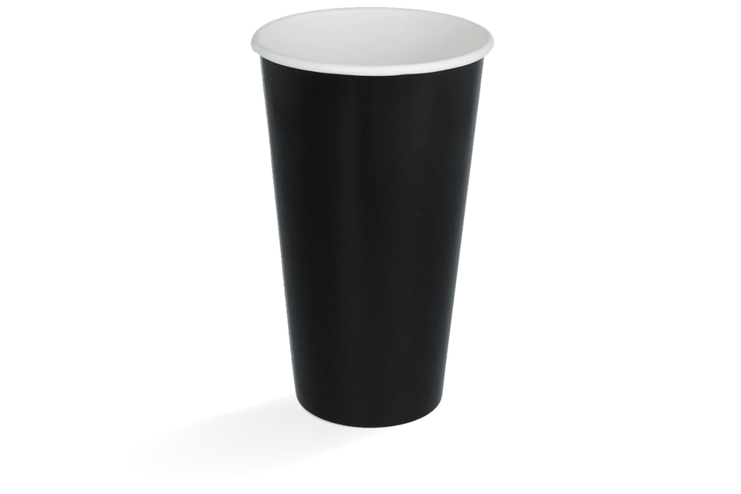 Milkshakebeker groot 560ml 20oz zwart karton